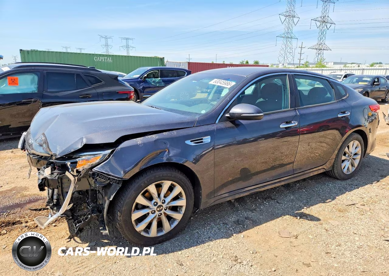 2017 Kia Optima Lx VIN:5XXGT4L31HG125117 - 1