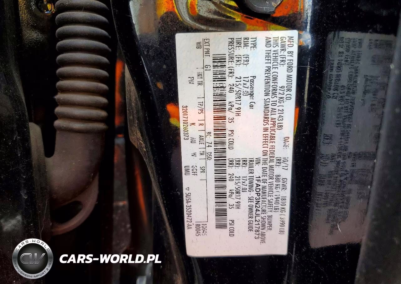 2018 Ford Focus Titanium VIN:1FADP3N24JL217873 - 13
