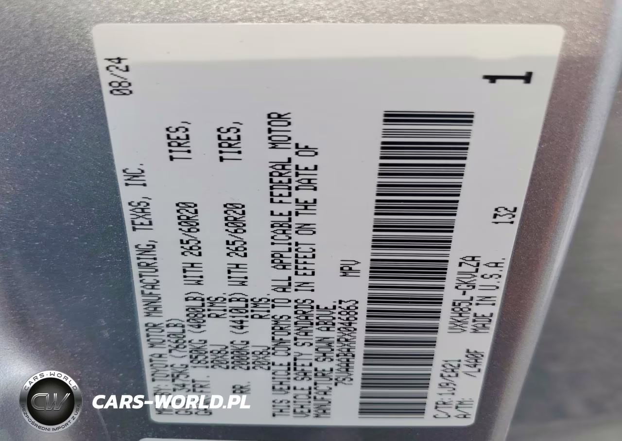 2024 Toyota Sequoia VIN:7SVAAABAXRX046863 - 13