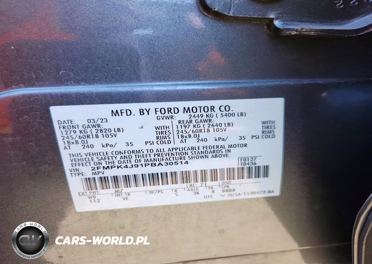 2023 Ford Edge Sel VIN:2FMPK4J91PBA30514 - 12