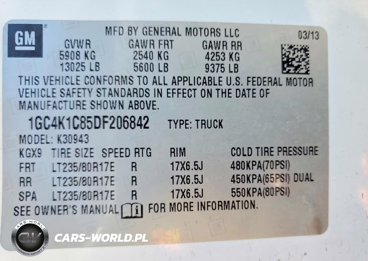 2013 CHEVROLET SILVERADO 3500HD LTZ VIN:1GC4K1C85DF206842 - 12