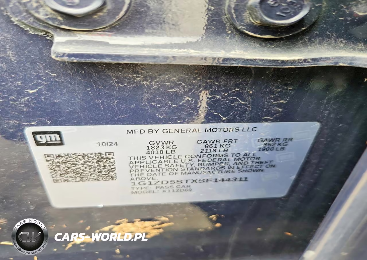 2025 Chevrolet Malibu Lt VIN:1G1ZD5STXSF144311 - 12