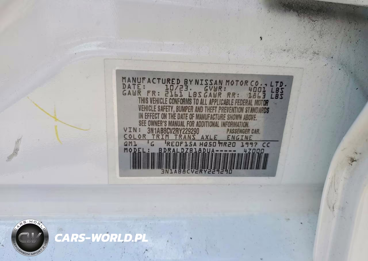 2024 Nissan Sentra Sv VIN:3N1AB8CV2RY229290 - 13