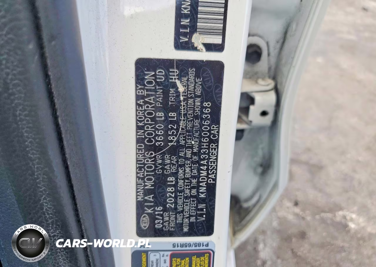 2017 Kia Rio Lx VIN:KNADM4A33H6006368 - 12