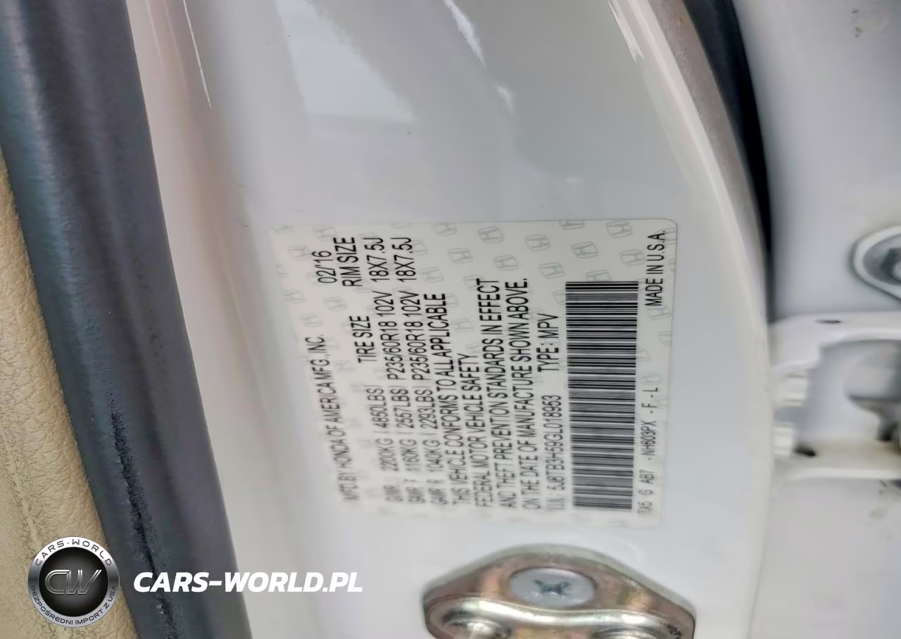 2016 Acura Rdx Technology VIN:5J8TB3H59GL018953 - 12