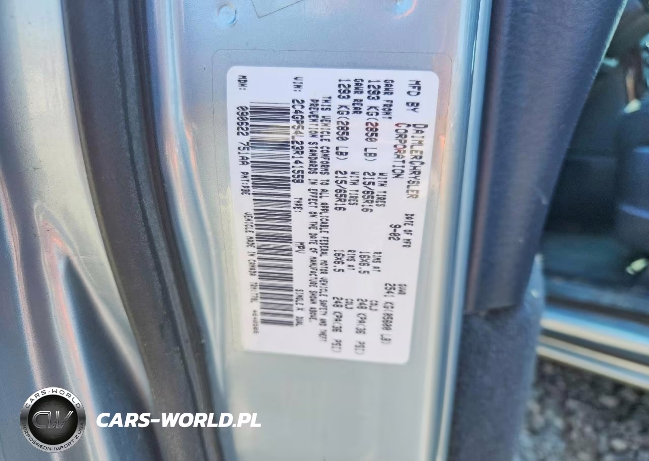 2003 Chrysler Town & Country Lxi VIN:2C4GP54L23R141559 - 13
