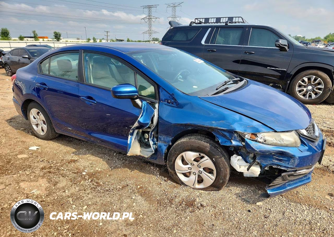 2014 Honda Civic Lx VIN:19XFB2F54EE031270 - 4