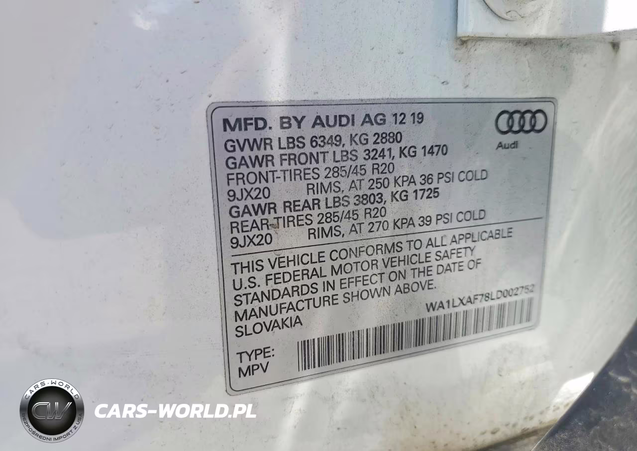 2020 Audi Q7 Premium Plus VIN:WA1LXAF78LD002752 - 13