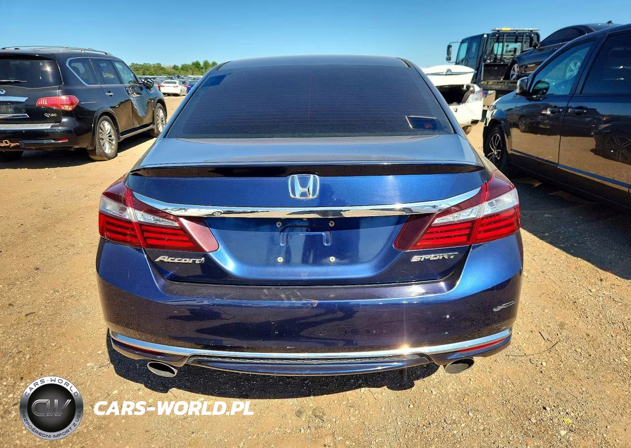 2017 Honda Accord Sport VIN:1HGCR2F65HA072295 - 6