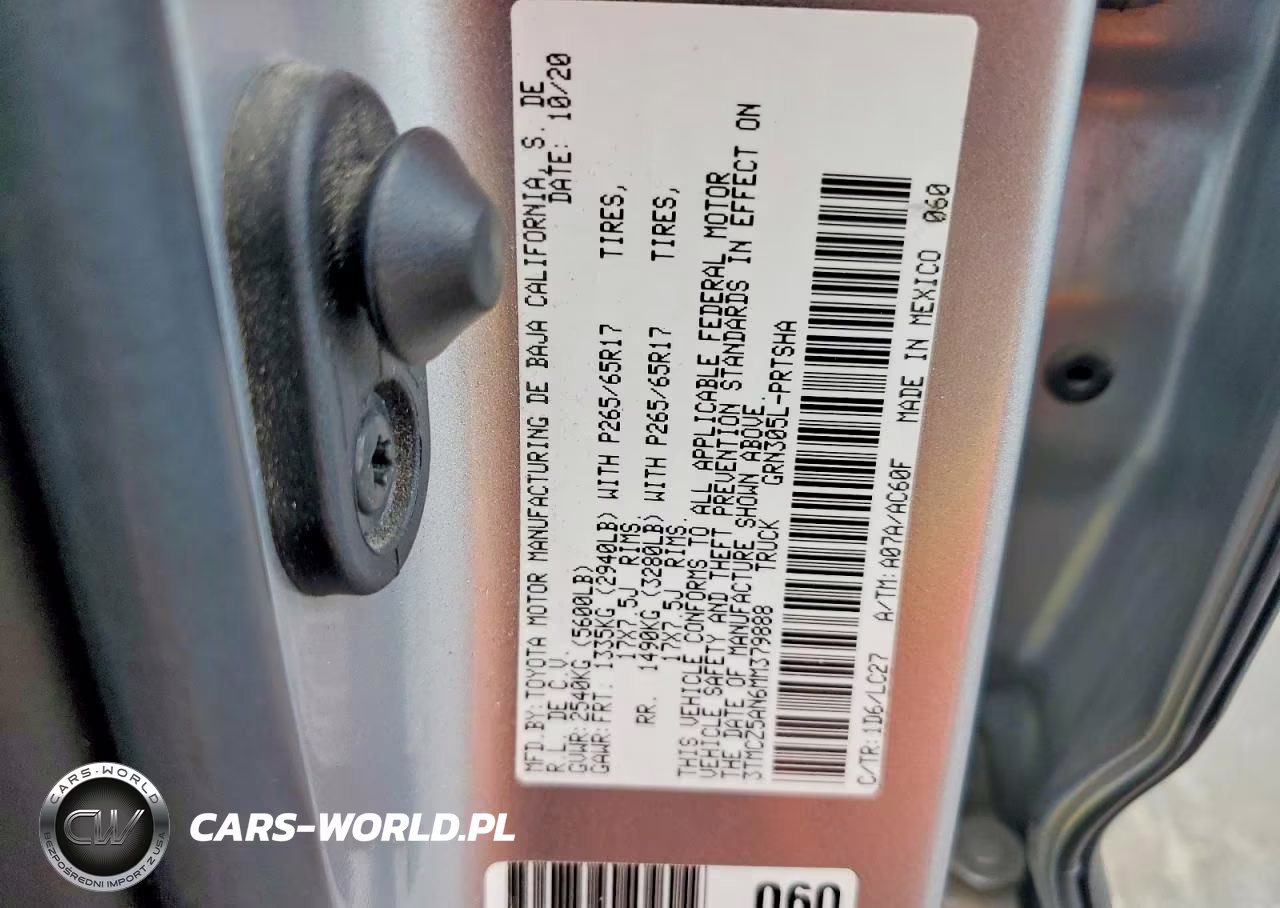 2021 Toyota Tacoma Trd Sport VIN:3TMCZ5AN6MM379888 - 12