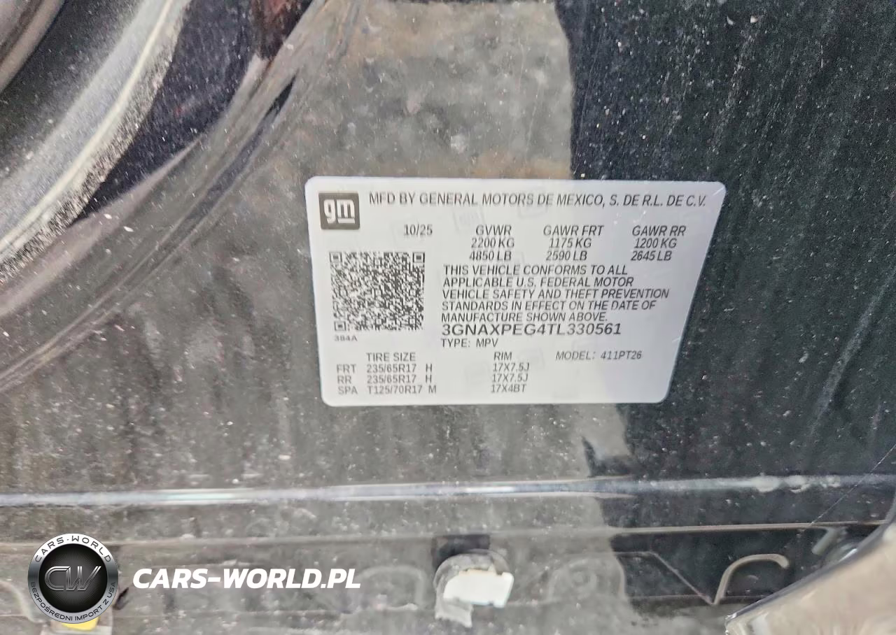 2026 Chevrolet Equinox Lt VIN:3GNAXPEG4TL330561 - 13