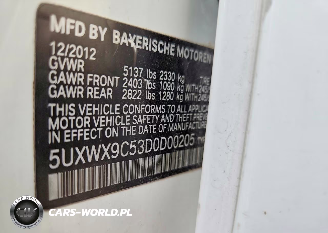 2013 BMW X3 xDrive28I VIN:5UXWX9C53D0D00205 - 13