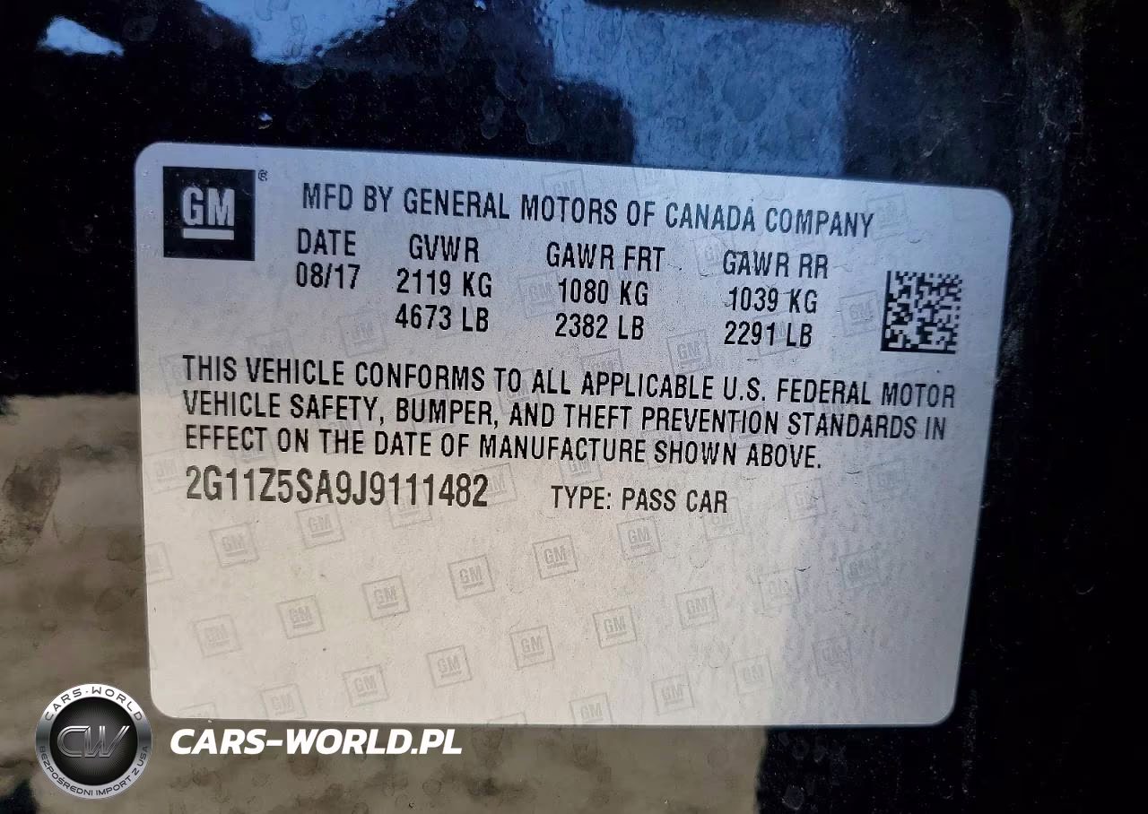 2018 Chevrolet Impala Ls VIN:2G11Z5SA9J9111482 - 13