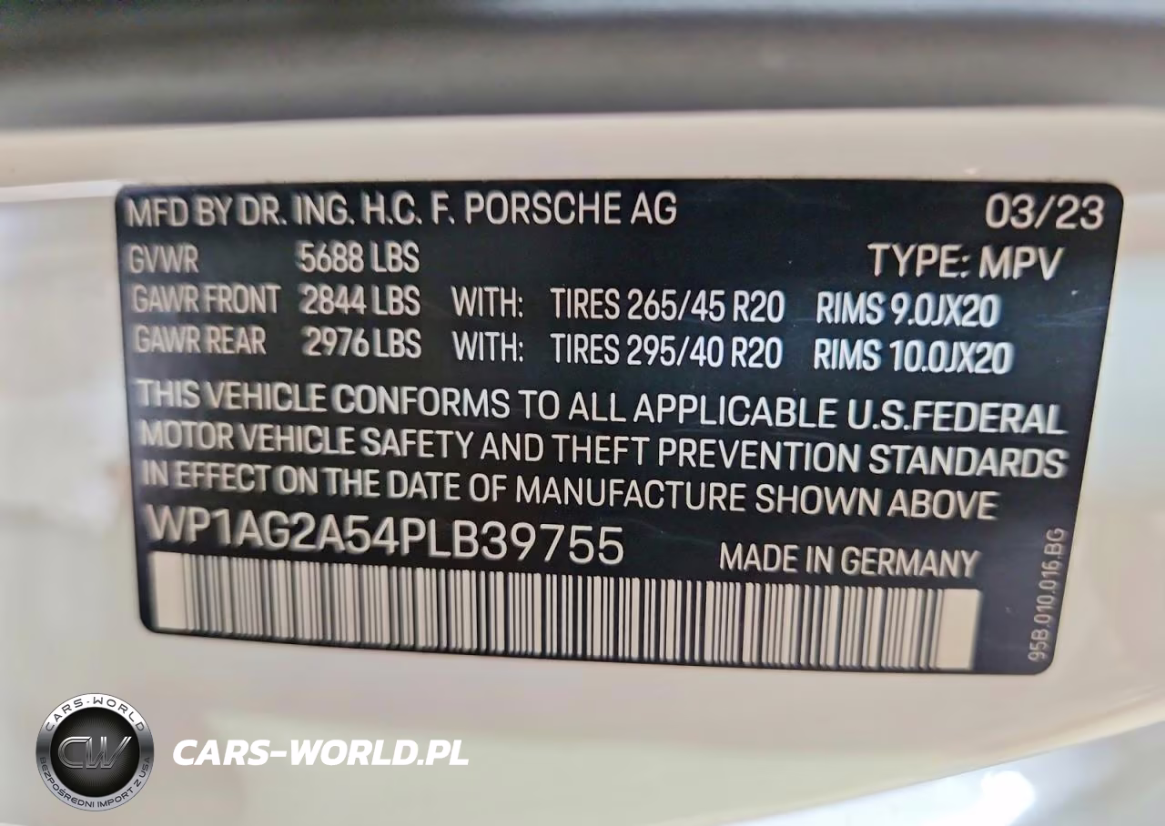 2023 Porsche Macan S VIN:WP1AG2A54PLB39755 - 13