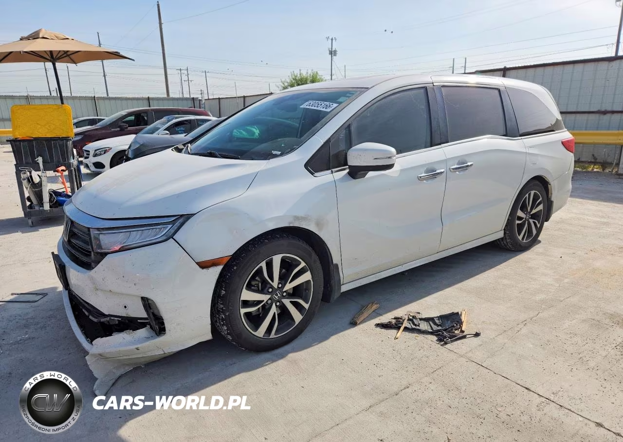 2021 Honda Odyssey Touring VIN:5FNRL6H85MB017878 - 1