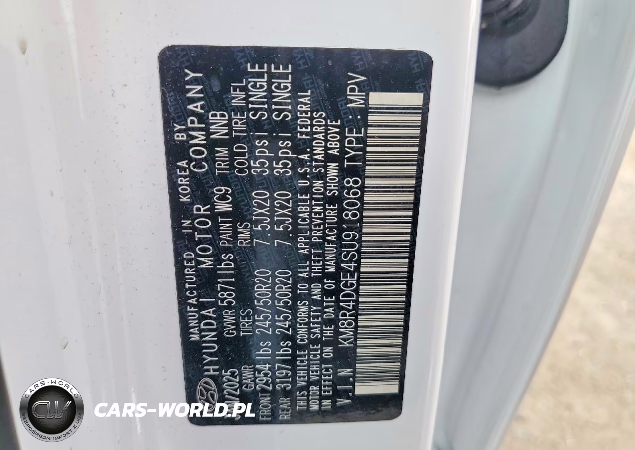 2025 Hyundai Palisade Sel Premium VIN:KM8R4DGE4SU918068 - 14