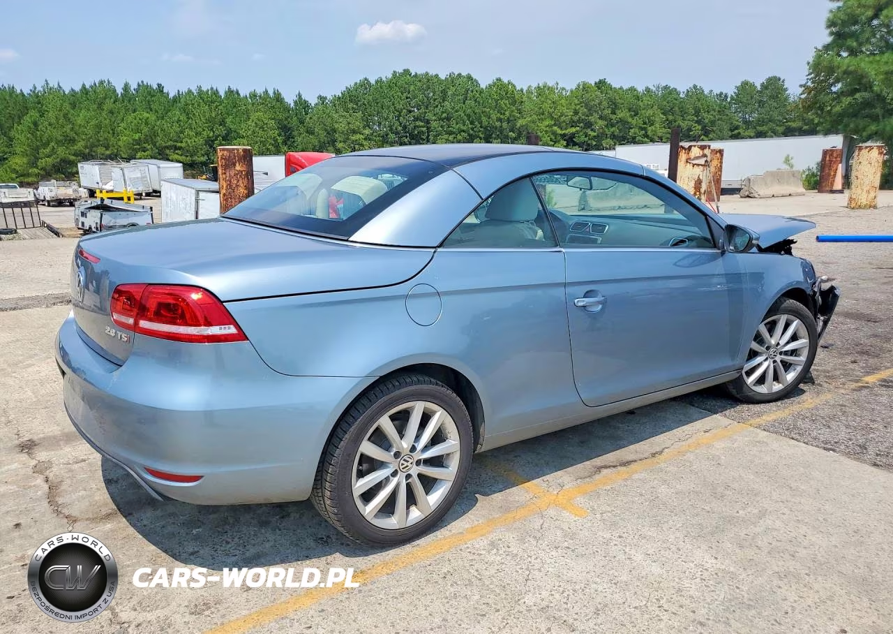 2014 Volkswagen Eos Komfort VIN:WVWBW8AH7EV000498 - 3