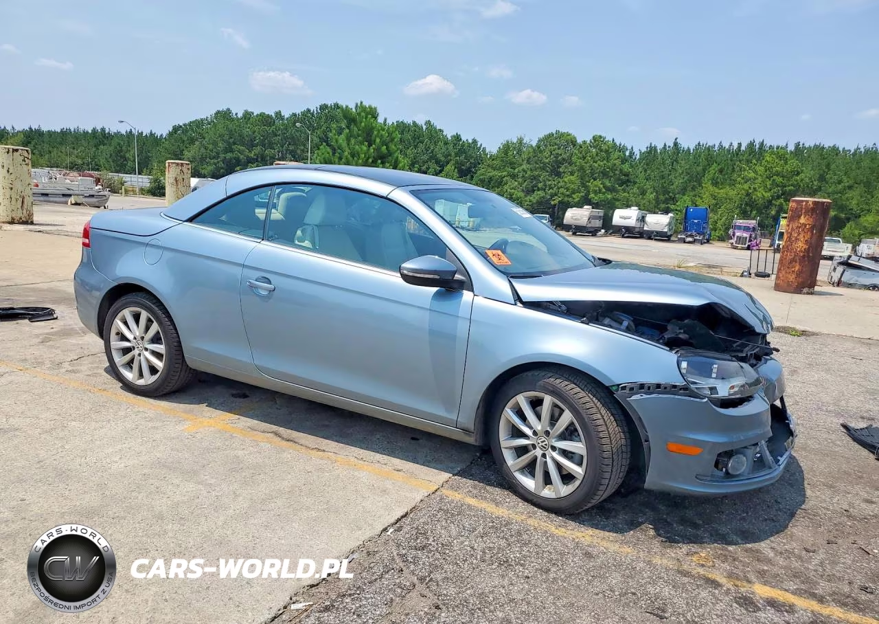 2014 Volkswagen Eos Komfort VIN:WVWBW8AH7EV000498 - 4