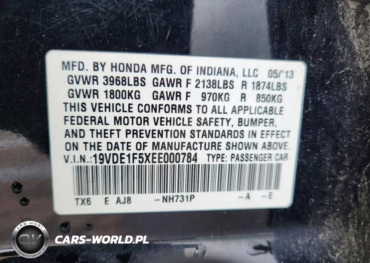 2014 Acura Ilx 20 Premium VIN:19VDE1F5XEE000784 - 13