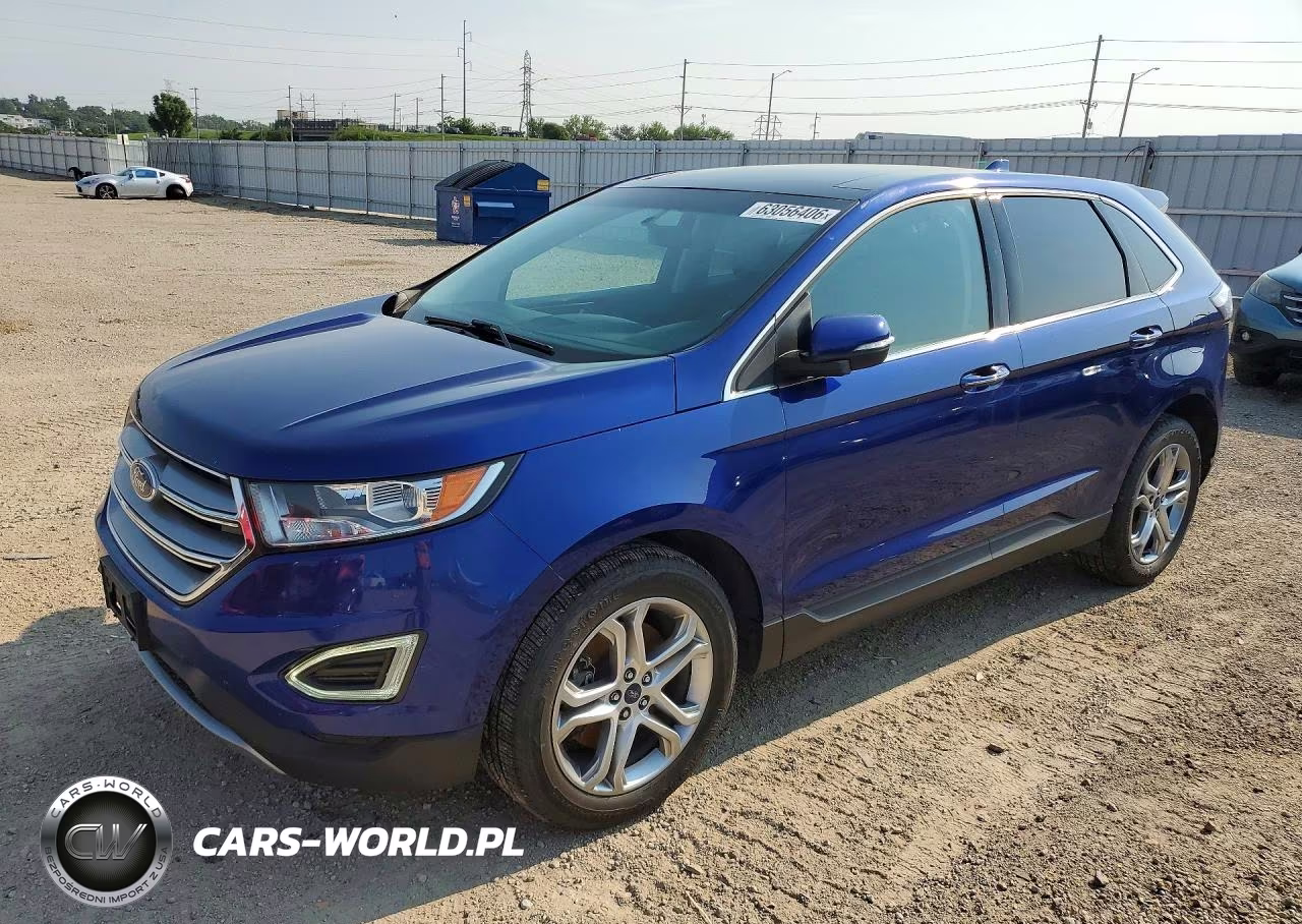 2015 Ford Edge Titanium VIN:2FMTK4K98FBB54985 - 1