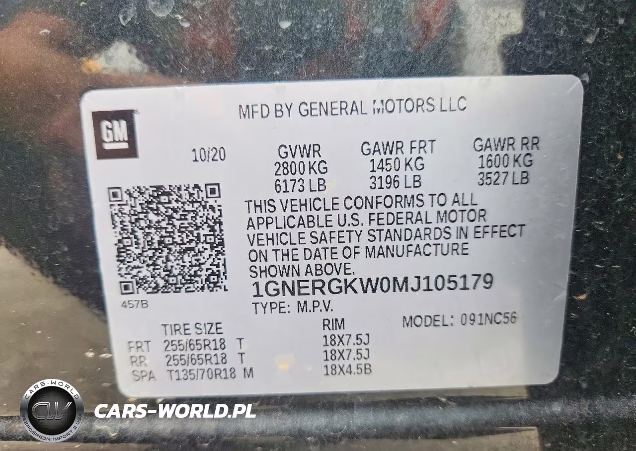 2021 Chevrolet Traverse Lt VIN:1GNERGKW0MJ105179 - 13