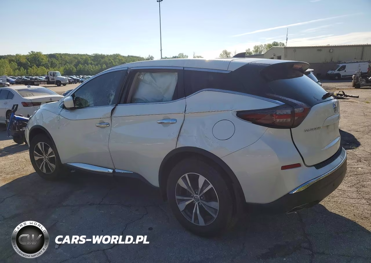2022 Nissan Murano S VIN:5N1AZ2AS2NC119627 - 2