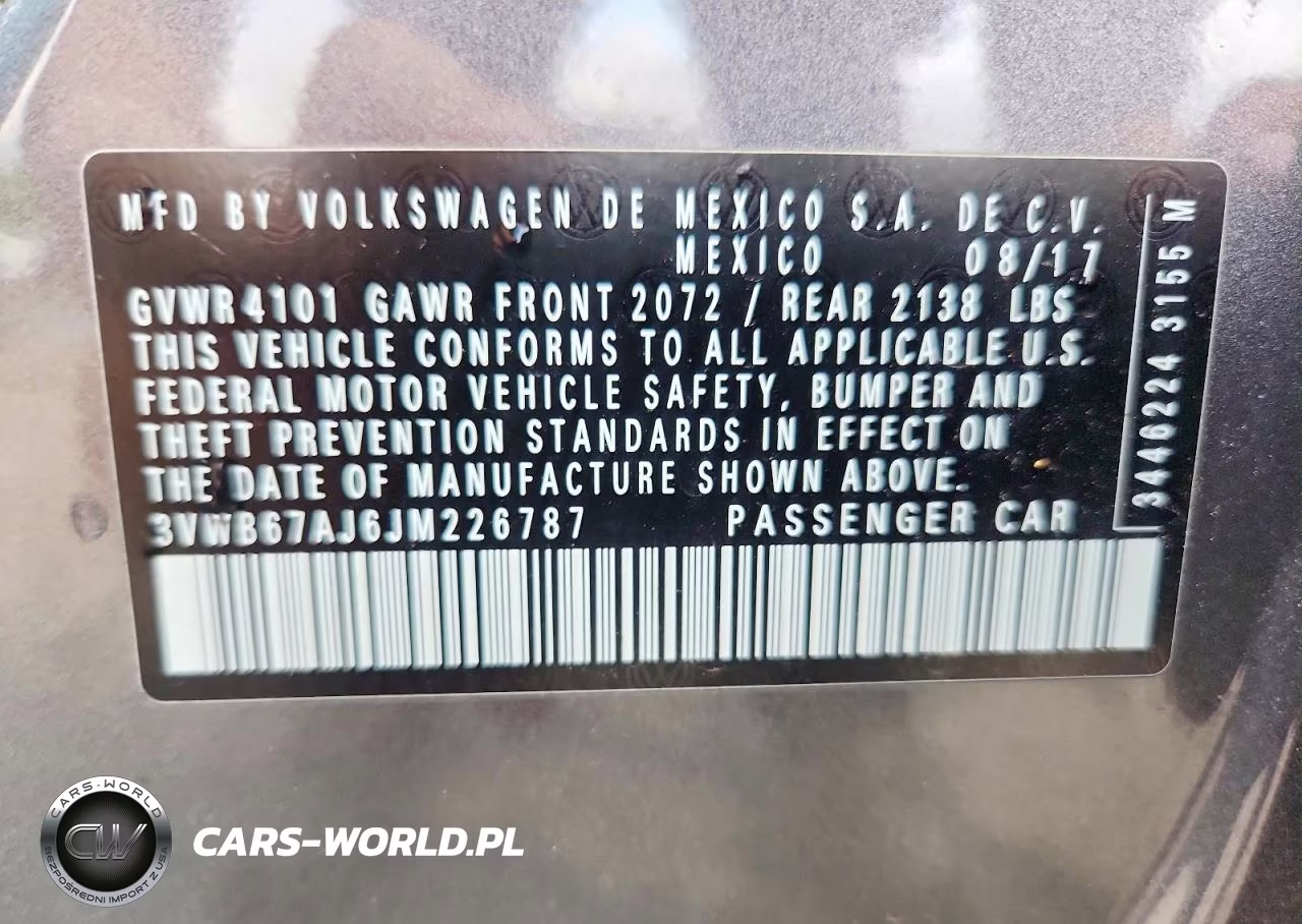 2018 Volkswagen Jetta Se VIN:3VWB67AJ6JM226787 - 13
