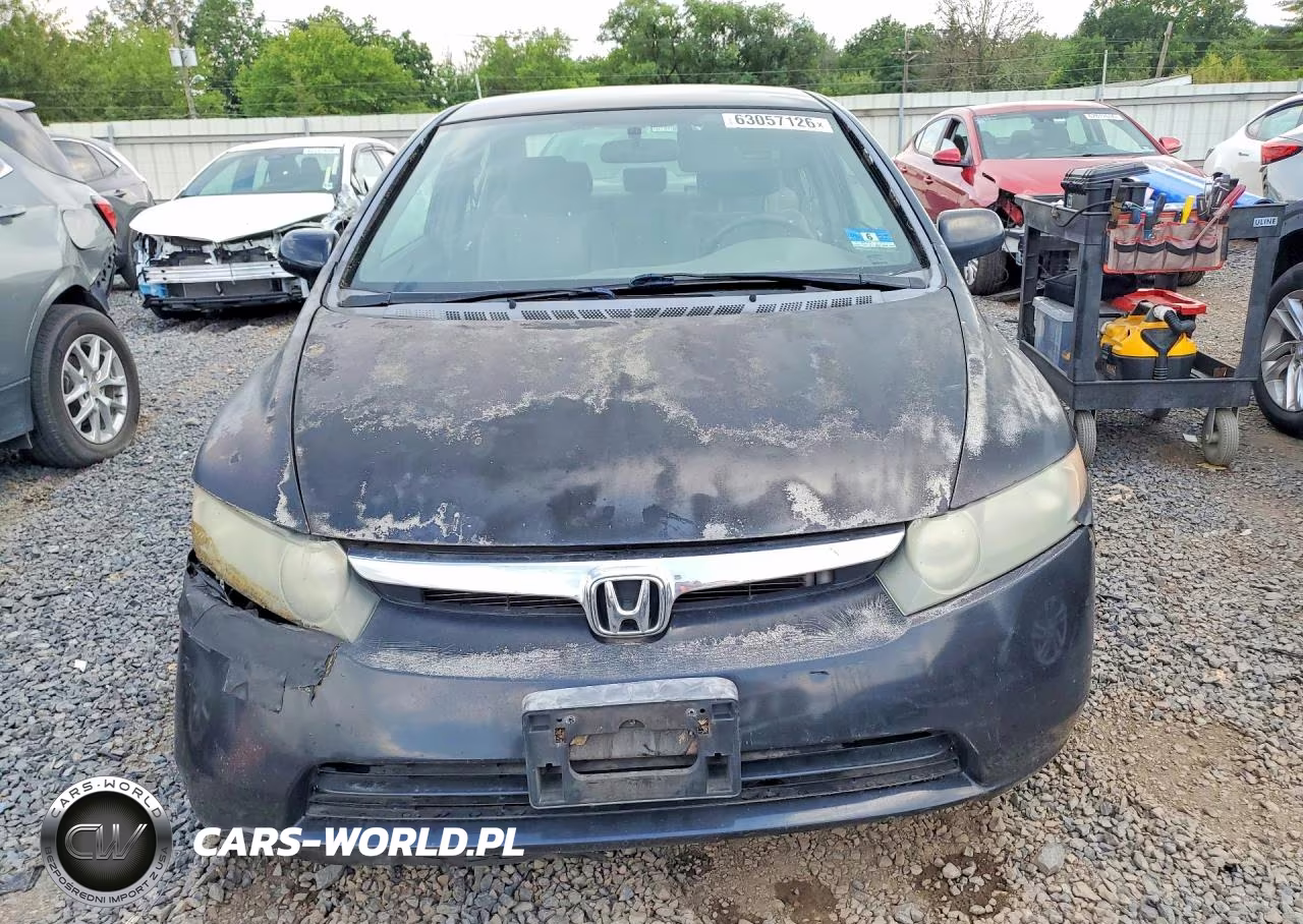 2008 Honda Civic Lx VIN:2HGFA16568H325986 - 5