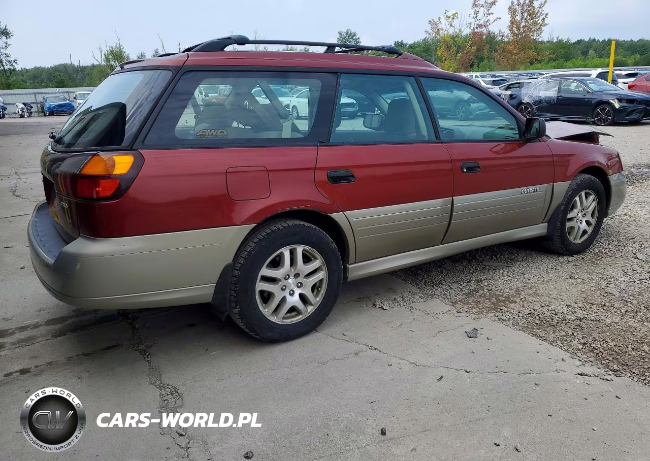 2004 Subaru Legacy Outback Awp VIN:4S3BH675X47625881 - 3