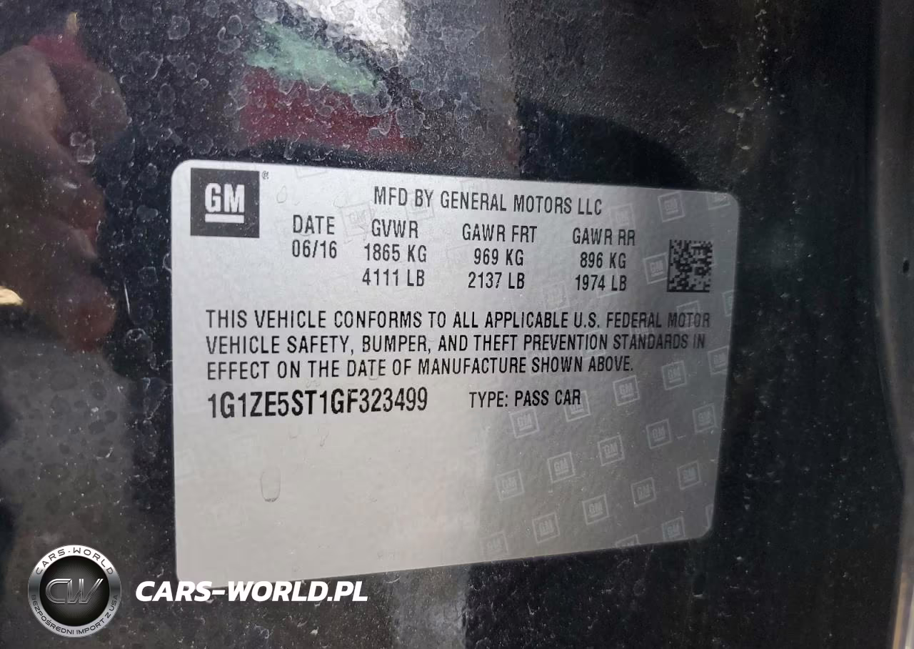 2016 Chevrolet Malibu Lt VIN:1G1ZE5ST1GF323499 - 12