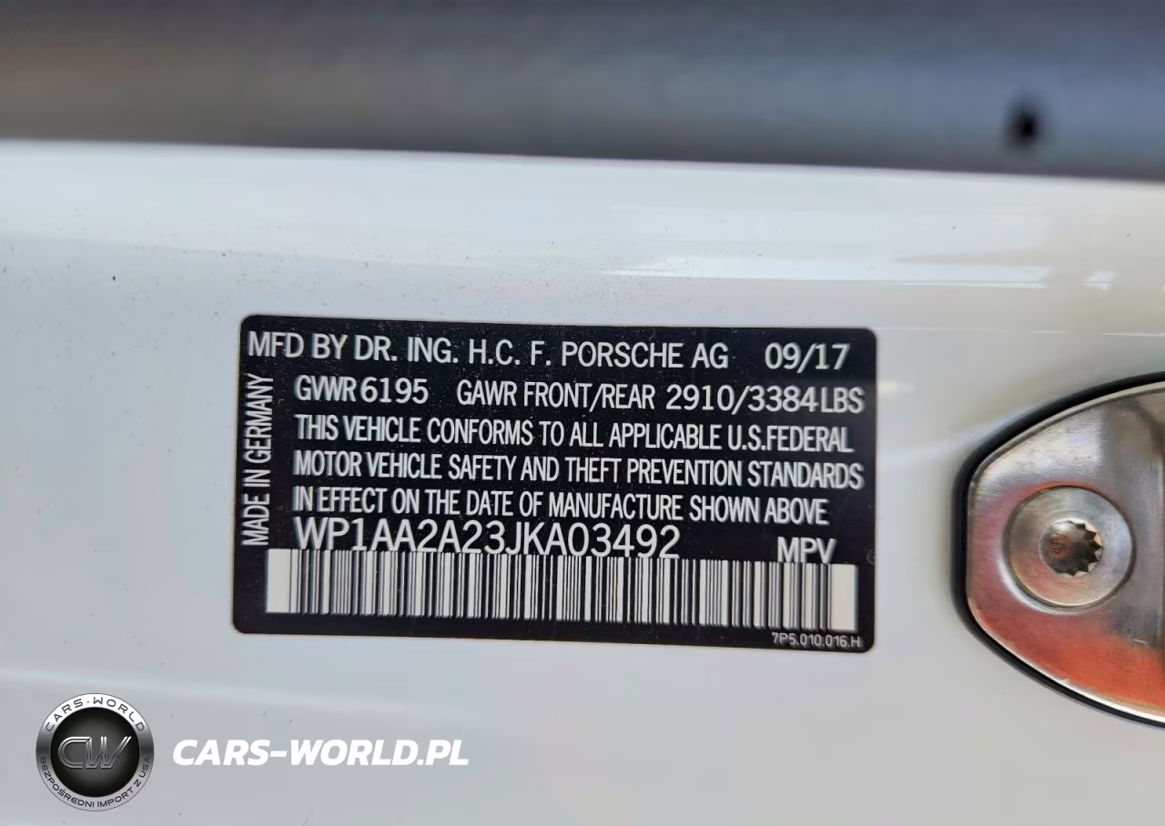 2018 Porsche Cayenne VIN:WP1AA2A23JKA03492 - 14