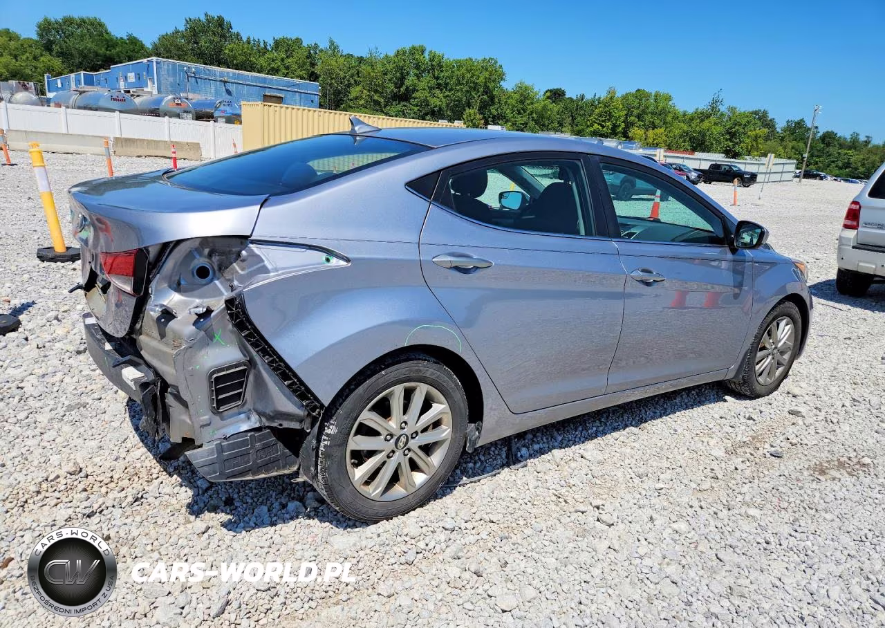 2015 Hyundai Elantra Se VIN:5NPDH4AE5FH607373 - 3