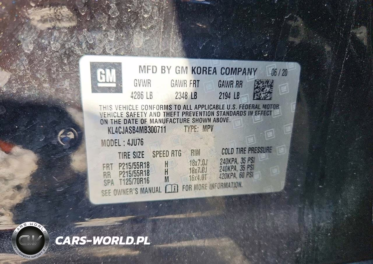 2021 Buick Encore Preferred VIN:KL4CJASB4MB300711 - 13