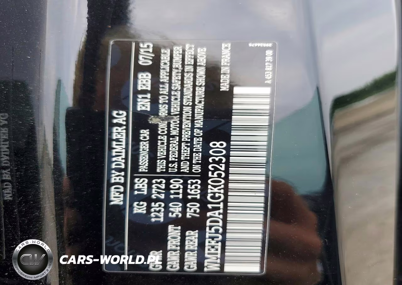 2016 Smart Fortwo VIN:WMEFJ5DA1GK052308 - 13