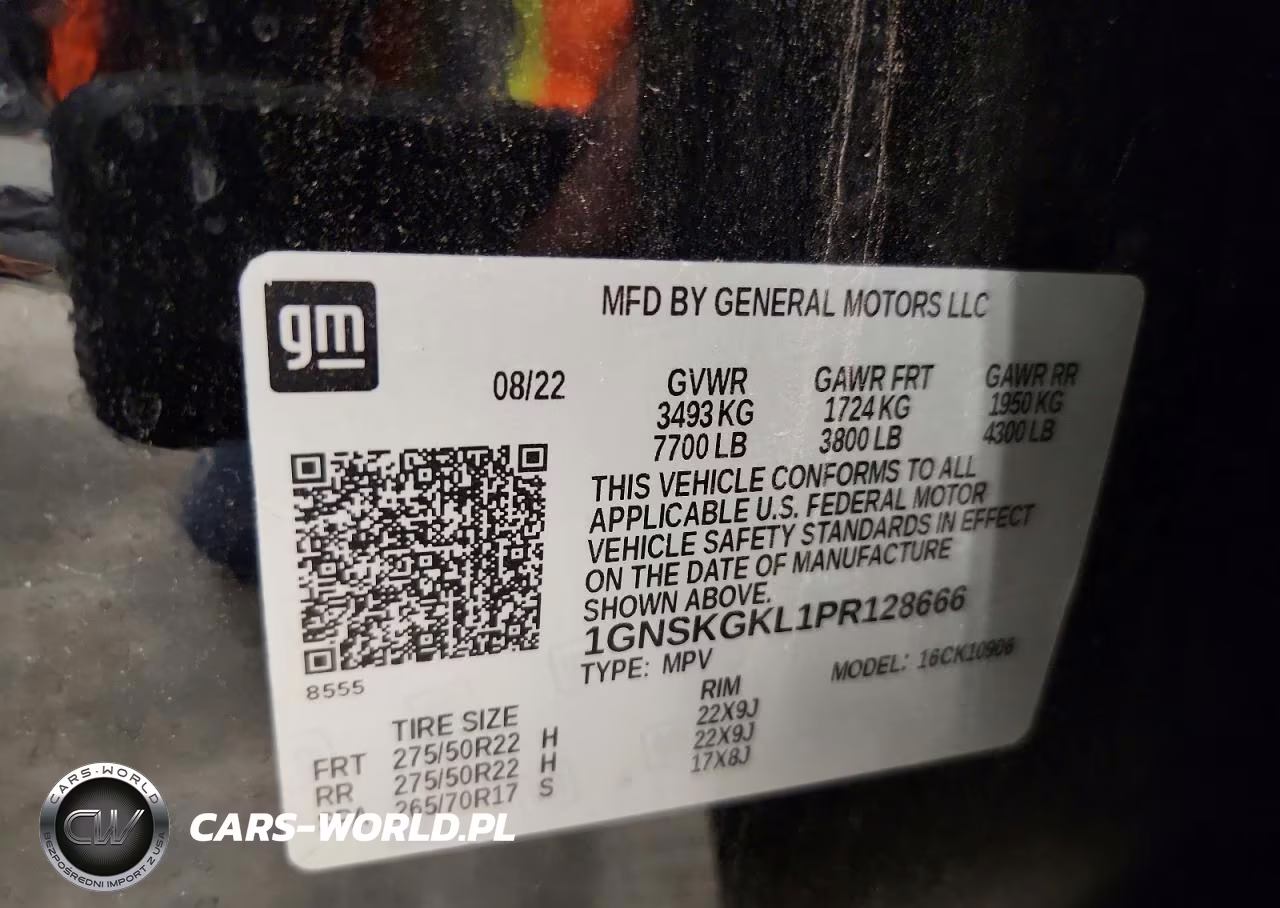 2023 Chevrolet Suburban K1500 High Country VIN:1GNSKGKL1PR128666 - 13