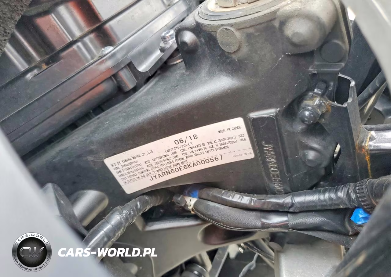 2019 Yamaha Mtt09 VIN:JYARN60E6KA000567 - 9