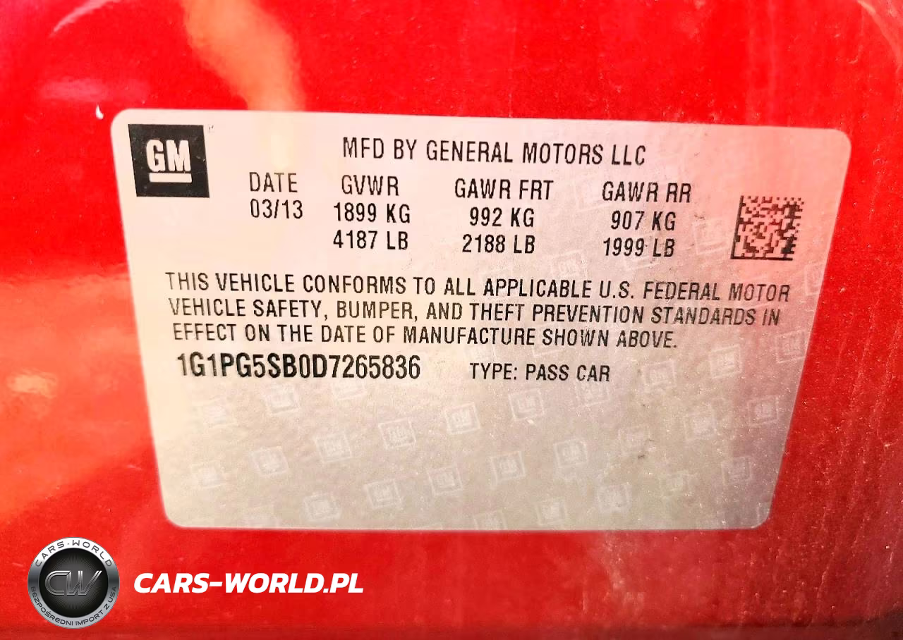 2013 Chevrolet Cruze Ltz VIN:1G1PG5SB0D7265836 - 12