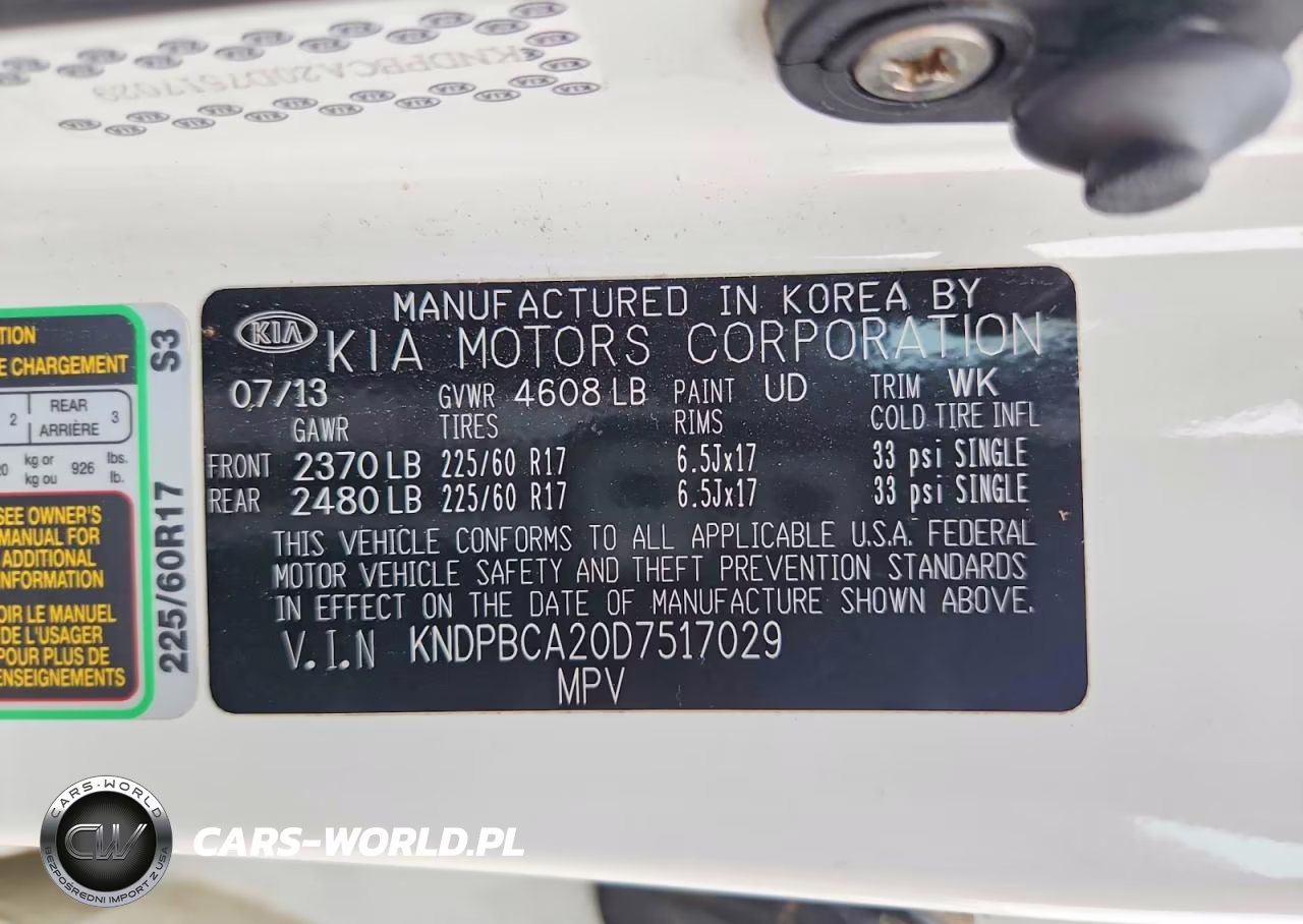 2013 Kia Sportage Lx VIN:KNDPBCA20D7517029 - 14