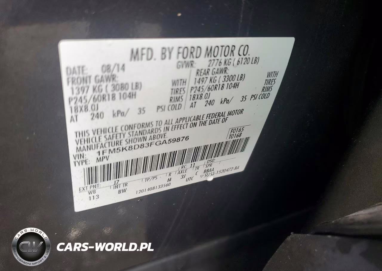 2015 Ford Explorer Xlt VIN:1FM5K8D83FGA59876 - 13