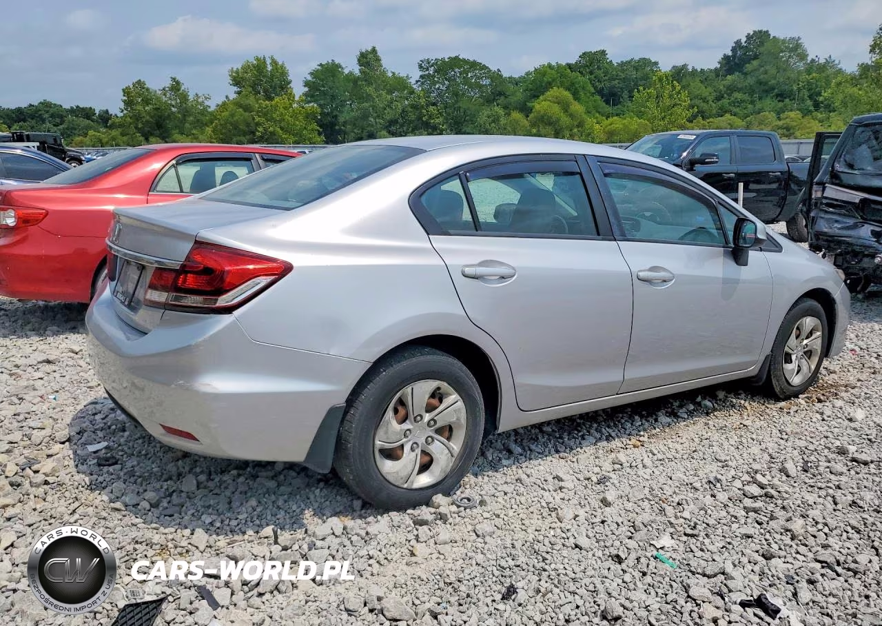 2013 Honda Civic Lx VIN:19XFB2F50DE052860 - 3