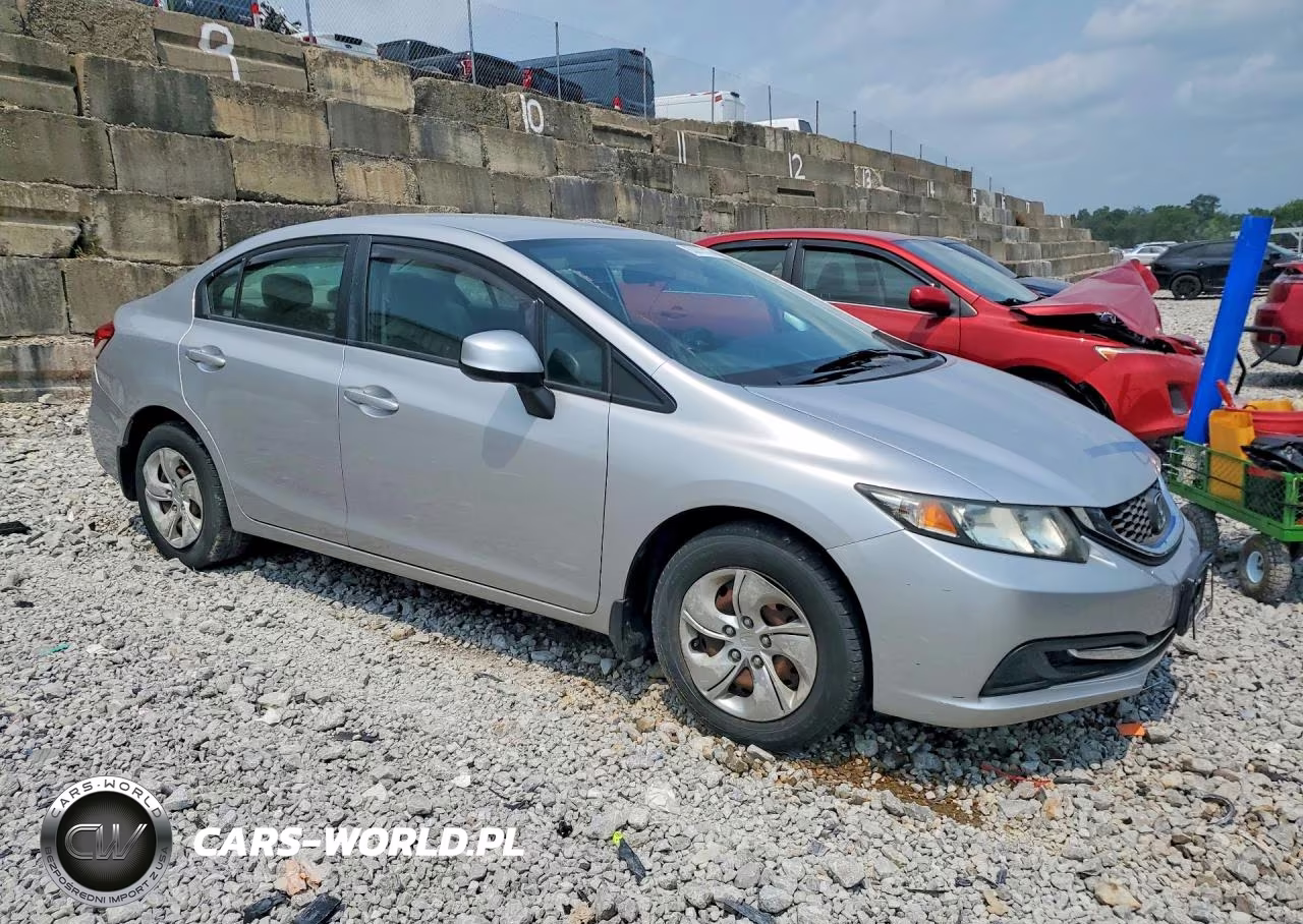 2013 Honda Civic Lx VIN:19XFB2F50DE052860 - 4