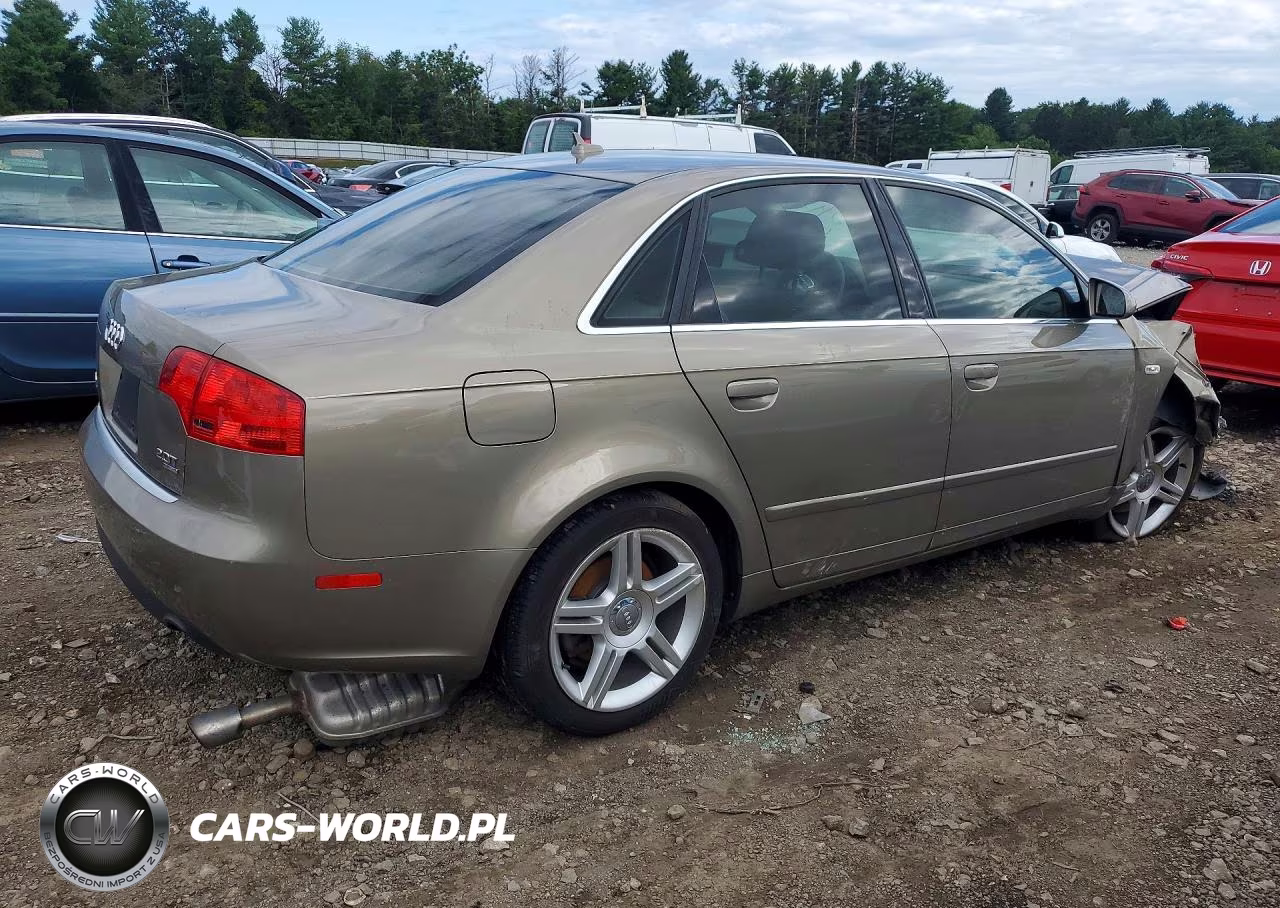 2007 Audi A4 2.0T Quattro VIN:WAUDF78E67A103353 - 3