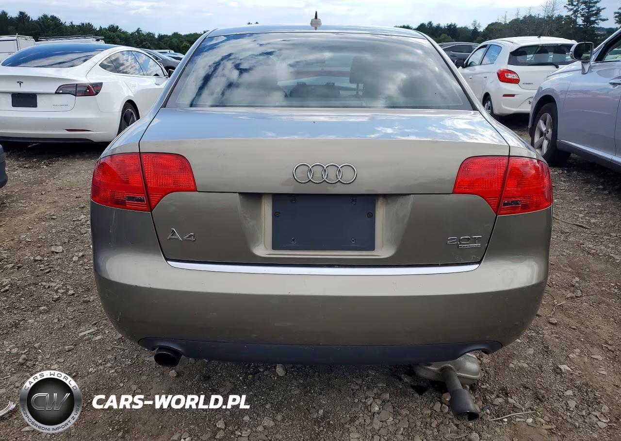 2007 Audi A4 2.0T Quattro VIN:WAUDF78E67A103353 - 6