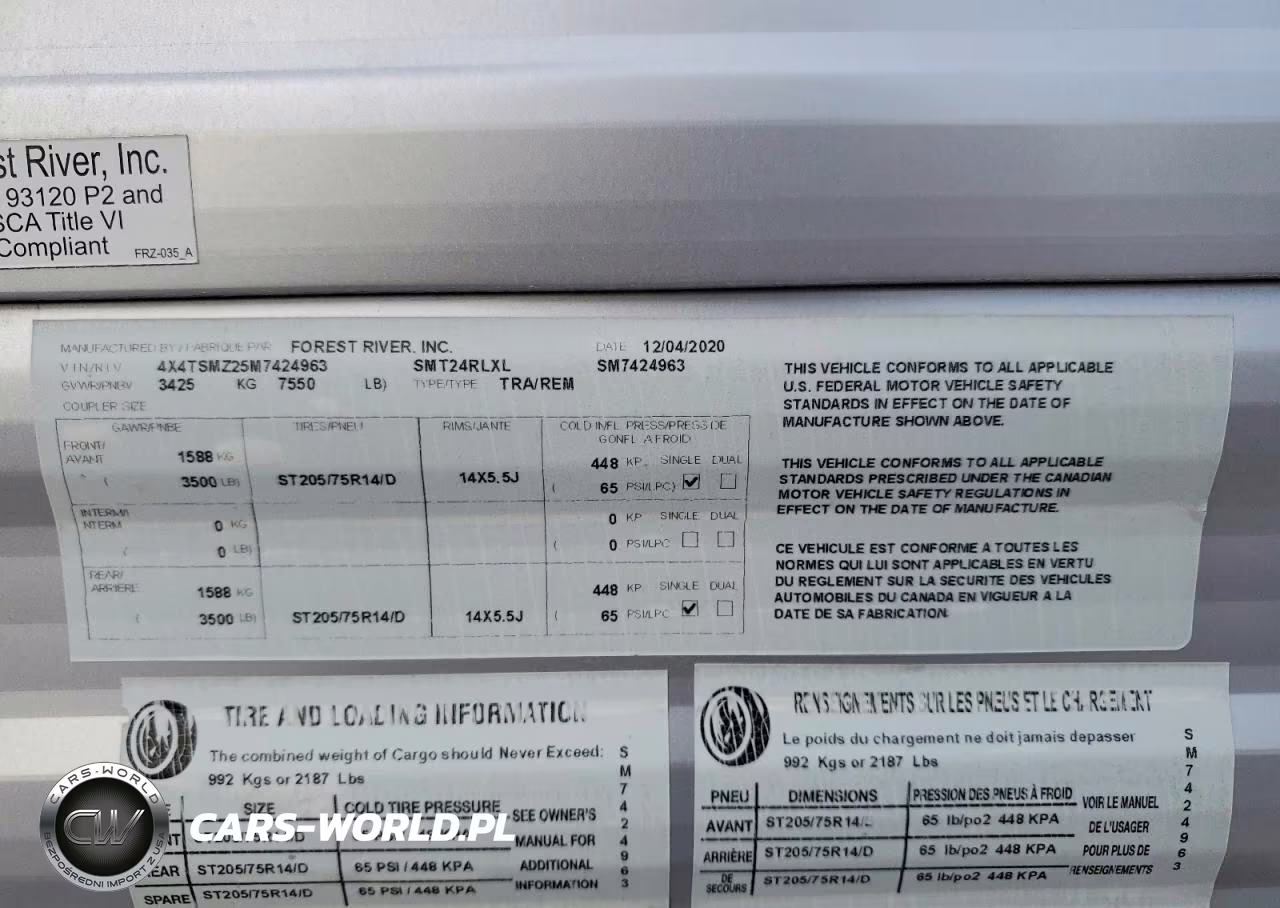 2021 Forester River Recreational Vehicle (Rv) VIN:4X4TSMZ25M7424963 - 10