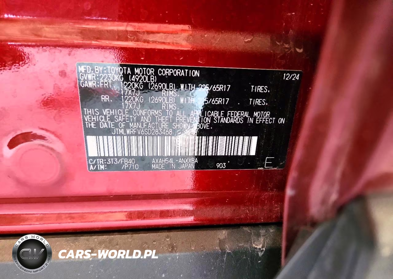 2025 Toyota Rav4 Le VIN:JTMLWRFV6SD283468 - 13