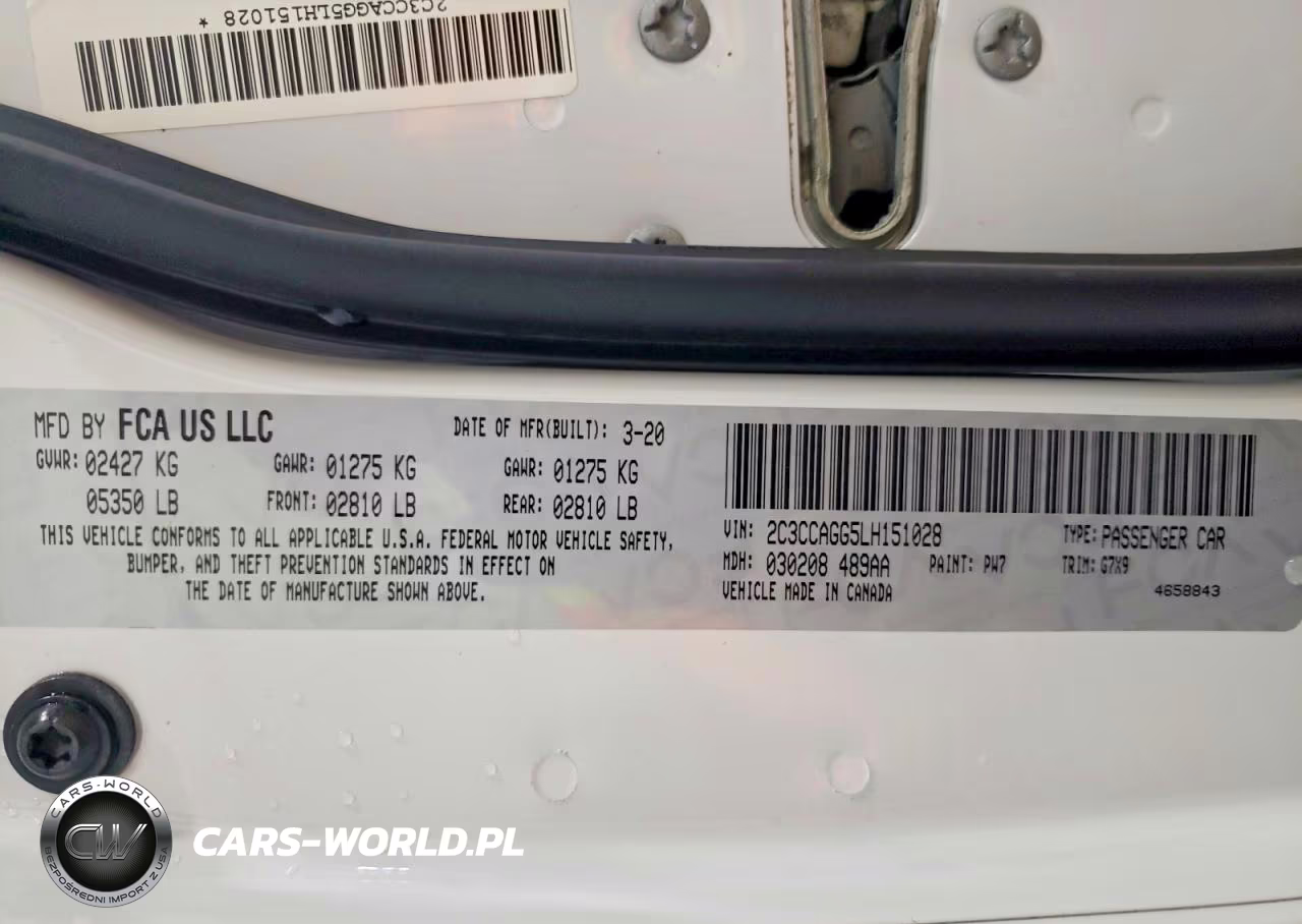 2020 Chrysler 300 S VIN:2C3CCAGG5LH151028 - 13