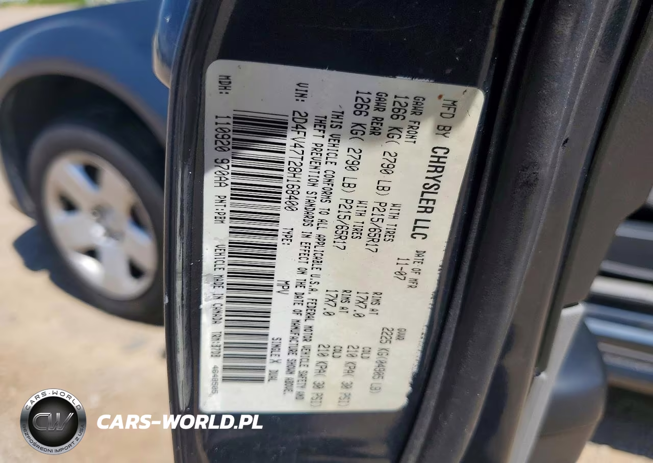 2008 Dodge Magnum VIN:2D4FV47T28H168400 - 13