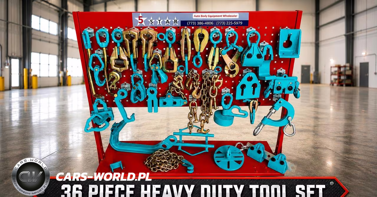 36 Pieces Heavy Duty: Chains, Clamps And Tools – zdjęcie 1 z 10