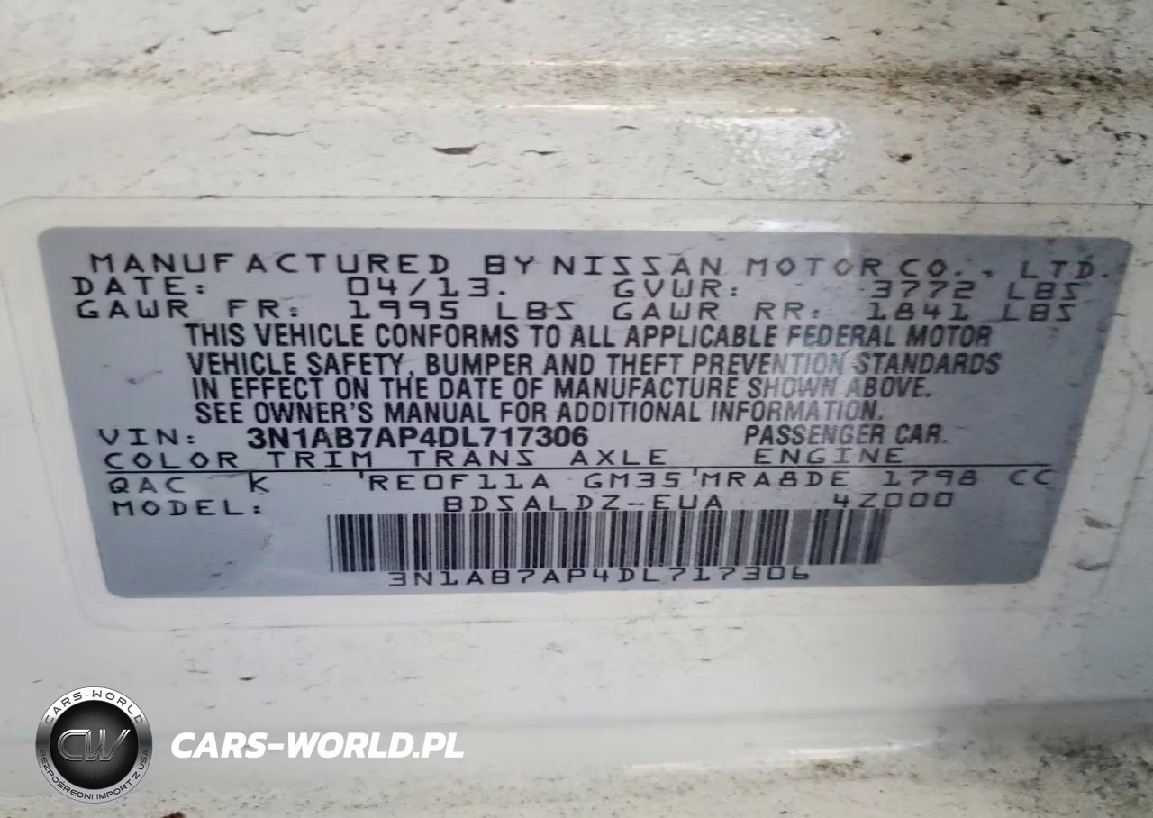 2013 Nissan Sentra S VIN:3N1AB7AP4DL717306 - 12