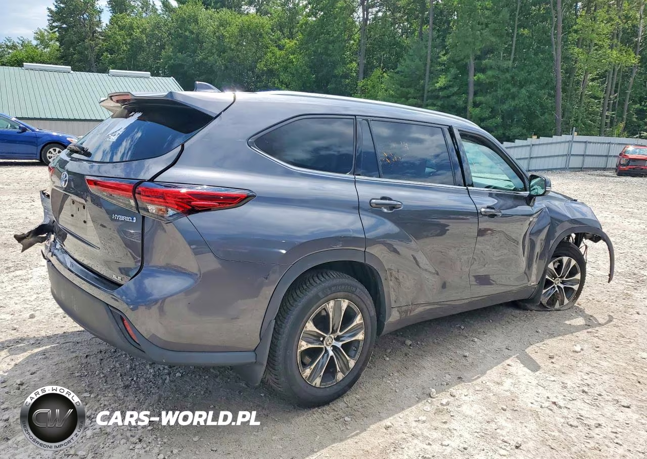 2020 Toyota Highlander Hybrid Xle VIN:5TDGBRCH8LS506367 - 3